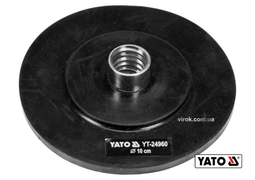 Наконечник дисковий резиновий для очищення каналізації YATO 10 см x 6 мм до YT-24980