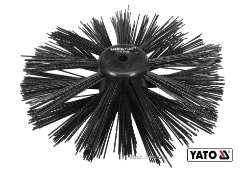 Щітка для очищення каналізації YATO 20 см з нейлона і поліпропіленового ворса до YT-24980