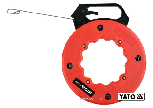 Пристрій для протягування кабелів на бобіні YATO 15.3 м 3 х 1.5 мм