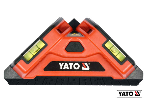 Рівень лазерний для укладання плитки YATO 10 м +/-1 мм кут-90° 2 лазера 2 капсули 2 x AA
