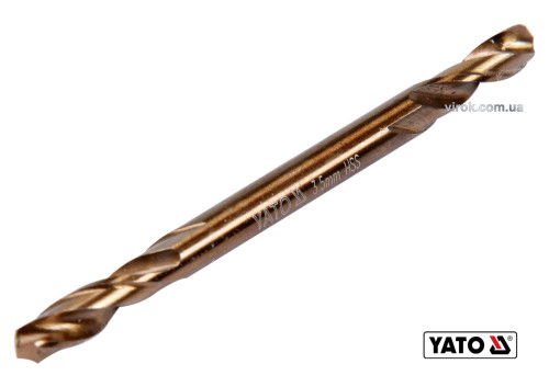 Свердло по металу двостороннє шліфоване YATO 3.5 x 52/13 мм HSS 6542