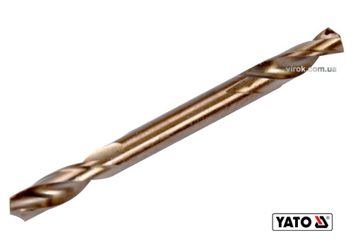 Свердло по металу двостороннє шліфоване YATO 5 x 62/16 мм HSS 6542