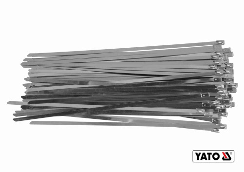 Хомут затискний з нержавіючої сталі YATO 4.6 х 250 мм 100 шт