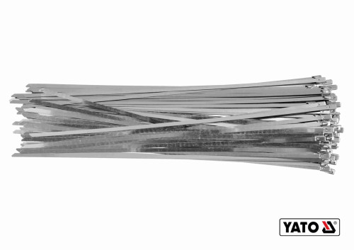 Хомут затискний з нержавіючої сталі YATO 4.6 х 350 мм 100 шт