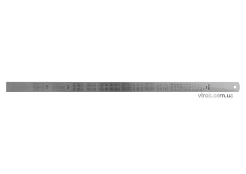 Лінійка з нержавіючої сталі YATO 600 x 19 мм