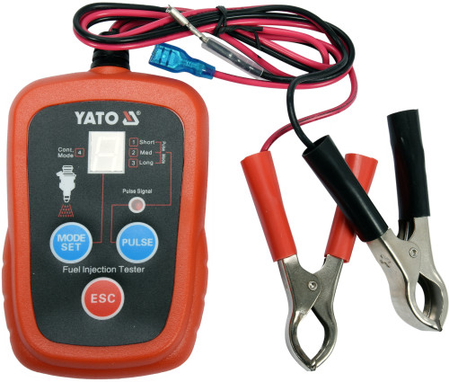 Тестер електронний YATO для діагностики тиску впорскування бензину в двигунах