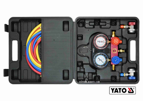 Набір для обслуговування кондиціонерів авто YATO для групи R-134A 6 шт