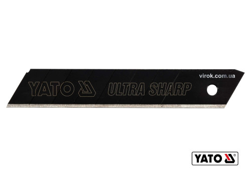 Леза сталеві з відломними сегментами YATO 18 мм 10 шт