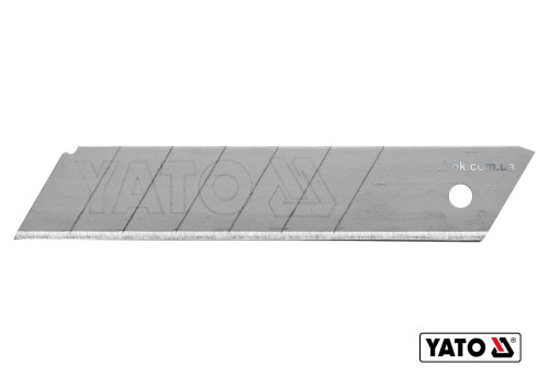 Леза сталеві з відломними сегментами YATO 25 мм 10 шт