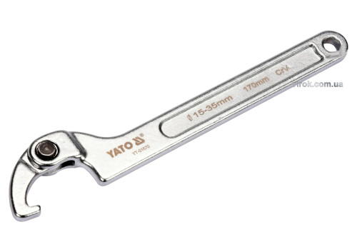 Ключ радіусний шарнірний YATO 15-35 мм 170 мм