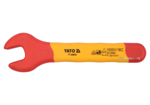 Ключ ріжковий діелектричний YATO М9 мм VDE до 1000 В