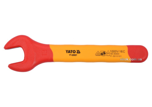 Ключ ріжковий діелектричний YATO М13 мм VDE до 1000 В