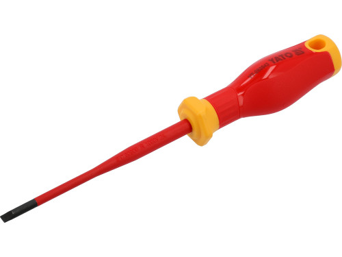 Викрутка з плоским шліцом діелектрична ізольована YATO YT-282643