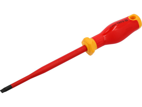 Викрутка з плоским шліцом діелектрична ізольована YATO YT-282645