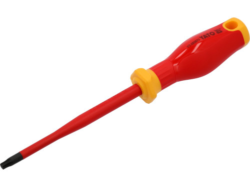 Викрутка з плоским шліцом діелектрична ізольована YATO YT-282673