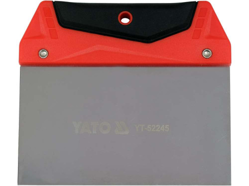 Шпатель для фінішного шпаклювання YATO, 150 мм t= 0.5 мм з нержавіючої сталі