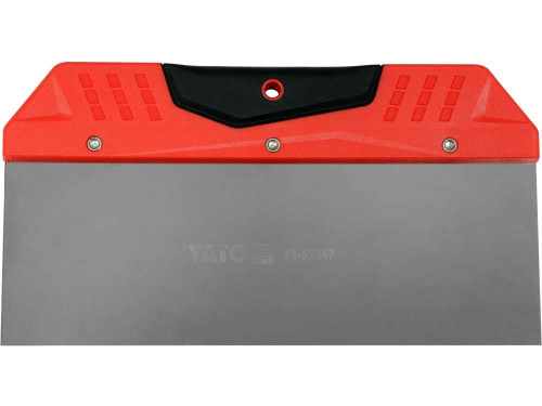 Шпатель для фінішного шпаклювання YATO, 250 мм t= 0.5 мм з нержавіючої сталі