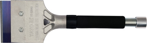 Скребок до підлоги YATO, L= 350 мм, 2-стор. сталеве лезо- 10 см, з ударною ручкою