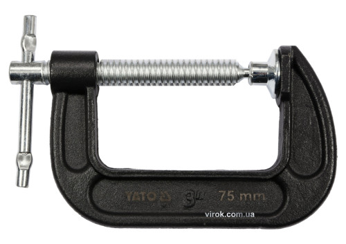 Струбцина G-подібна YATO 75 мм (3")