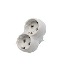 Вилка-перехідник електромережева ТМ VIROK 16А/250V з заземленням