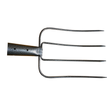 Вила ,молоткове пофарбування , 4 зубці без держака