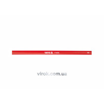 Олівець столярний червоний YATO 245 х 12 мм 144 шт