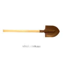 Лопата штикова з дерев'яною ручкою ТМ VIROK