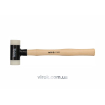 Молоток безінерційний YATO з дерев'яною ручкою 40 мм 430 г 350 мм