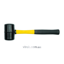 Молоток гумовий VOREL з склопластиковою ручкою 76 мм 1.2 кг