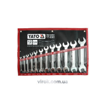 Набір ключів ріжкових YATO М6-32 мм 12 шт