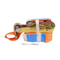 Ремінь для кріплення з тріщаткою VOREL, 1000 daN, 35мм х 6м, [10] 