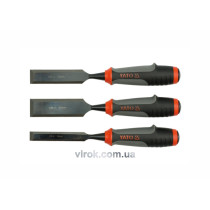 Набір стамесок YATO з полімерними ручками 16, 25, 32 мм 3 шт