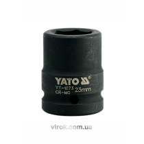 Головка торцева ударна шестигранна YATO 3/4" М23 х 50 мм
