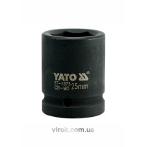 Головка торцева ударна шестигранна YATO 3/4" М25 х 50 мм