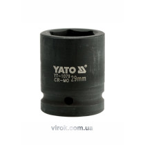 Головка торцева ударна шестигранна YATO 3/4" М29 х 53 мм