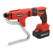 Шурупокрут для шурупів до г/к плит акумулято YATO YT-82075