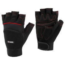 Рукавиці захисні безпалі з м'якими подушками YATO: штучна шкіра, поліуретан, спандекс, розм. 11 [12]