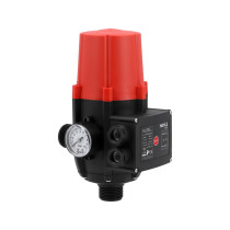 Реле тиску рідин YATO від ел. мережі 230В. макс. струм- 10А, макс./ стартовий тиск- 10/1,5 Bar, [12]