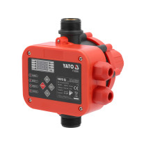 Реле тиску рідин YATO від ел. мережі 230В. макс. P=1,1кВт, макс./ стартовий тиск- 10/0,5-6 Bar, [12]