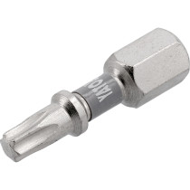 Насадка викруткова YATO; "TORX" T20 х 25 мм. шпиндель 6-гран- 1/4", покрита нікелем, 2 шт.[10]