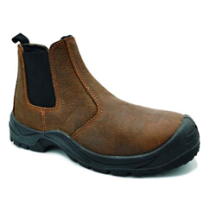 Чоботи низькі робочі з нубук шкіри YATO CHELSEA, розм. 43, з поліуретановою підошвою