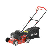 Газонокосарка бензинова YATO 2,1кВт, ширина різання: Ø= 41см, травозбірник- 40л