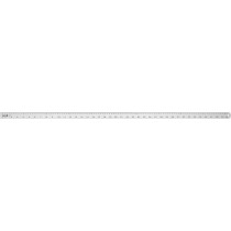 Лінійка алюмінієва VOREL, l= 1 м, w= 28 мм з дюймовою і метричною шкалами