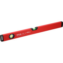 Рівень алюмінієвий YATO L= 60 см. 2 капсули; корпус з ребристим профілем [40]