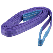 Строп пасовий з поліестеру VOREL 2 петлі по 20 см, заг. l=3 м, шир.- 30 мм, макс. навантаж- 1 т [50]