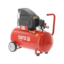 Компресор мережевий YATO 230 В, 1,5 кВт, тиск ≤ 8 Bar,  под. повітря- 200 л/хв, ресивер- 50 л [1]
