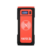 Пускова-зарядна батарея Li-Ion YATO ємність 16 Агод, 400/800 А, живлення через USB: вихідний 9 В, 2А