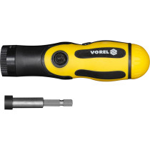 Тримач багнетний різальних полотен і викр. вставок VOREL, l= 150 мм з полотнами і бітами, наб. 18 ел