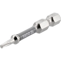 Насадка викруткова YATO; "TORX" T8 х 50 мм. шпиндель 6-гран- 1/4", покрита нікелем, 2 шт.[10]