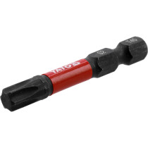 Насадка викруткова ударна YATO; "TORX" T40 х 50 мм. шпиндель 6-гран- 1/4", 2 шт.[10]